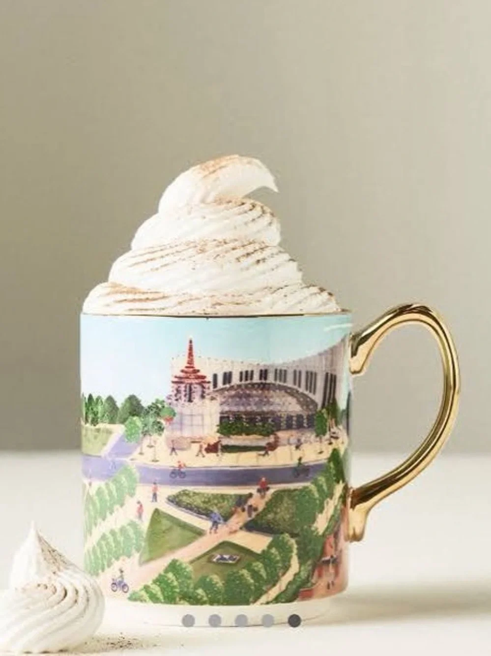 NIB Anthropologie Holiday In The City Nashville Mug